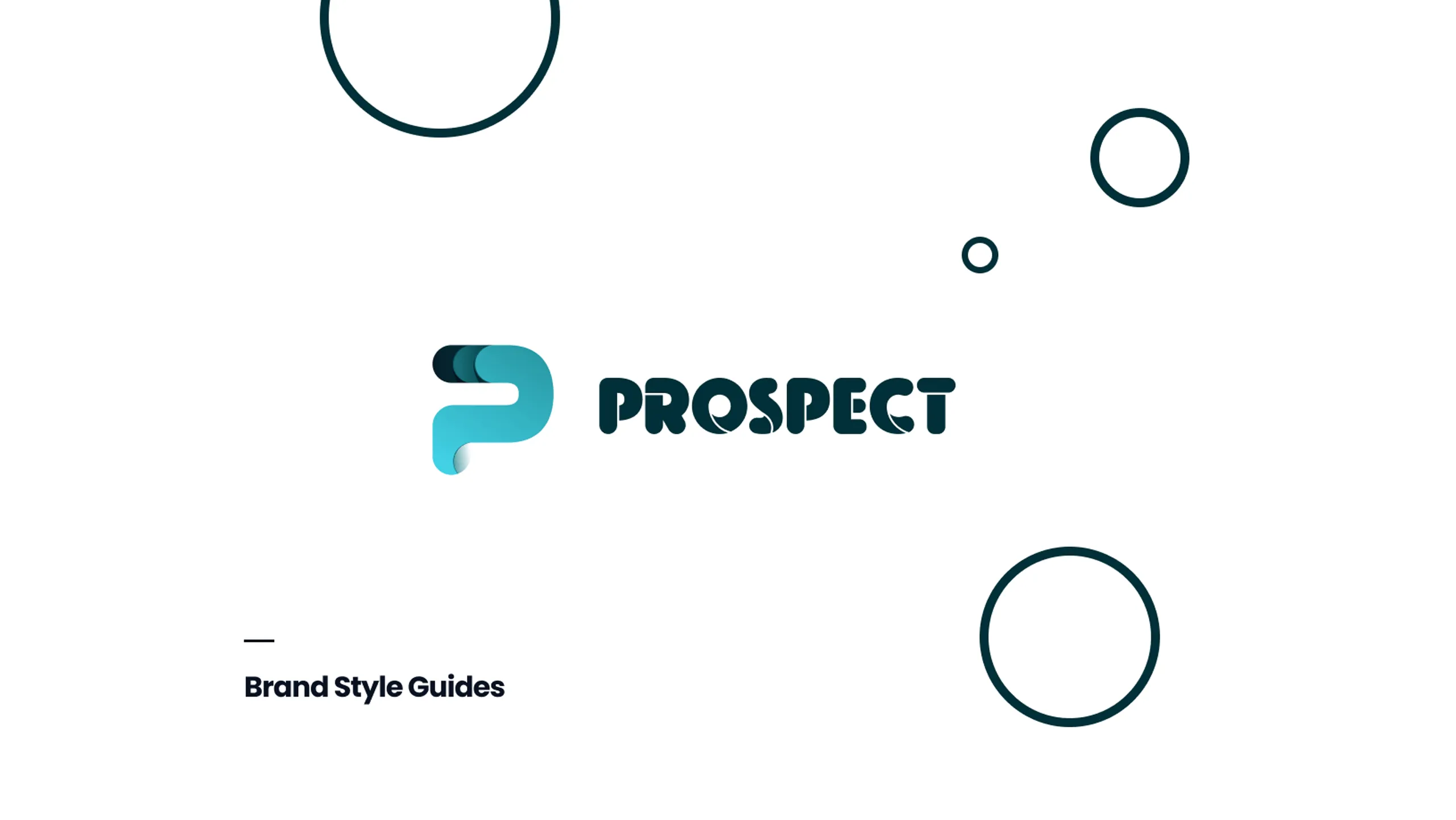 Prospect Sports, brand style guide, cover page